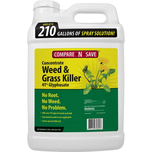 slay herbicide mix rate Ragan & Massey Compare-N-Save Concentrate Grass and Weed Killer 41% Glyphosate - Landrum, SC