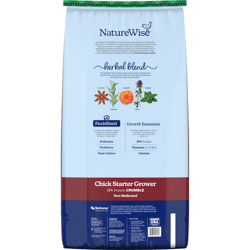 Nutrena® NatureWise® Chick Starter Grower 18% Protein Crumble Feed