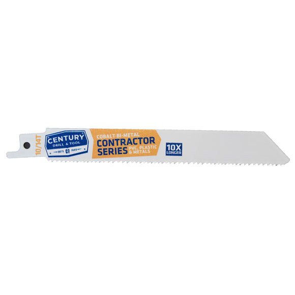 Century Drill And Tool Contractor Series Reciprocating Saw Blade 10/14t X 6″