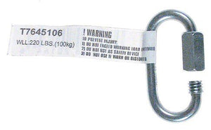 Campbell 1/8" Quick Link, Steel, Zinc Plated, #7350