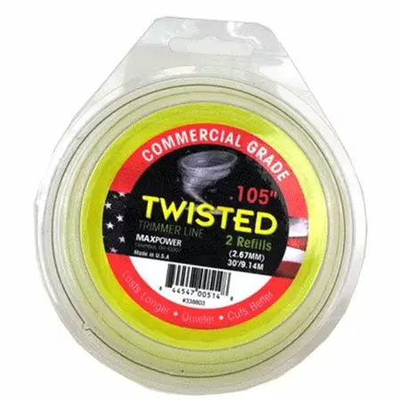 MaxPower Twisted Spooled Trimmer Line 30 ft. x 0.105 in.