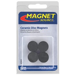 Ceramic Disc Magnet, .75 x 3/16-In.