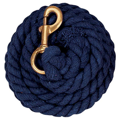 Weaver Leather Cotton Lead Rope With Brass Plated 225 Snap (5/8