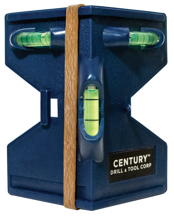 Century Drill And Tool 3 Vial Post Level