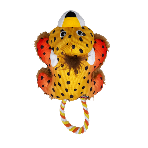 KONG Cozie Tuggz Cheetah’s Dog Toy (Small/Medium)