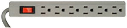 SURGE PROTECTOR 6 OUTLET 1 1/2
