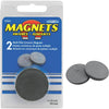 Master Magnetics 1-1/2 In. Multi Pole Ceramic Magnet Disc (2 per Pack)