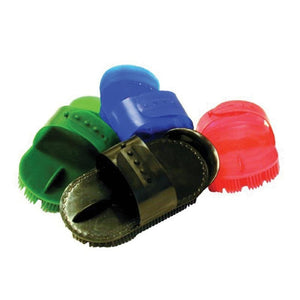 PLASTIC CURRY COMB WITH STRAP
