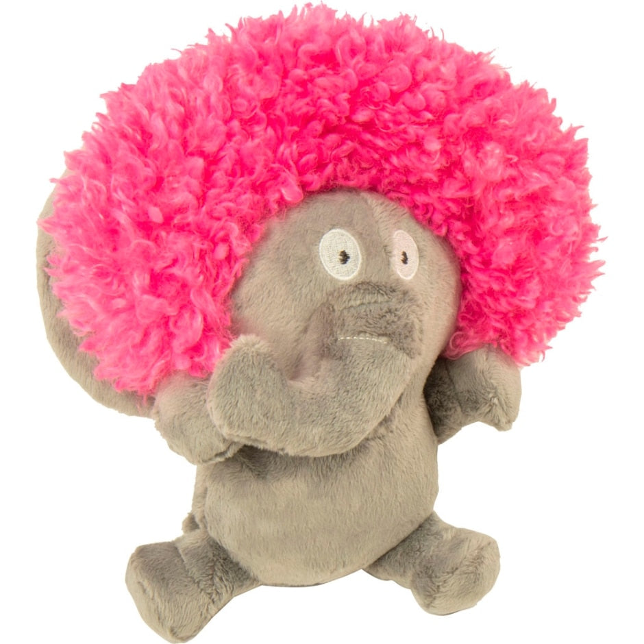 HEAR DOGGY! SILENT SQUEAK CRAZY HAIRS ELEPHANT - Landrum, SC - The Hay Rack
